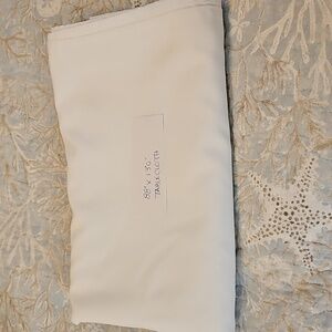 UTOPIA New White Tablecloth 88"x130" Rectangle